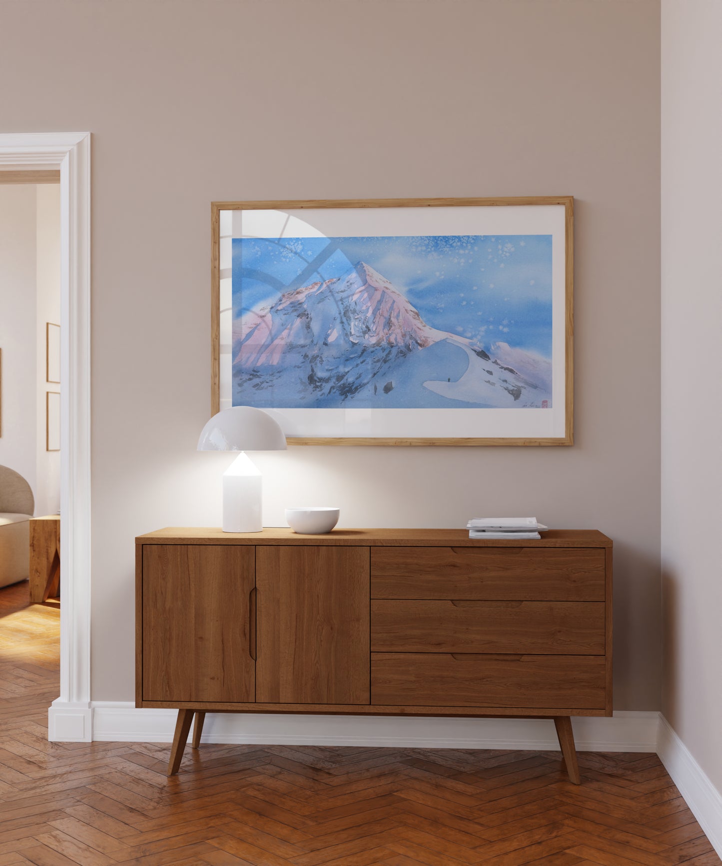 Alpenglow at Rome Ridge - Print