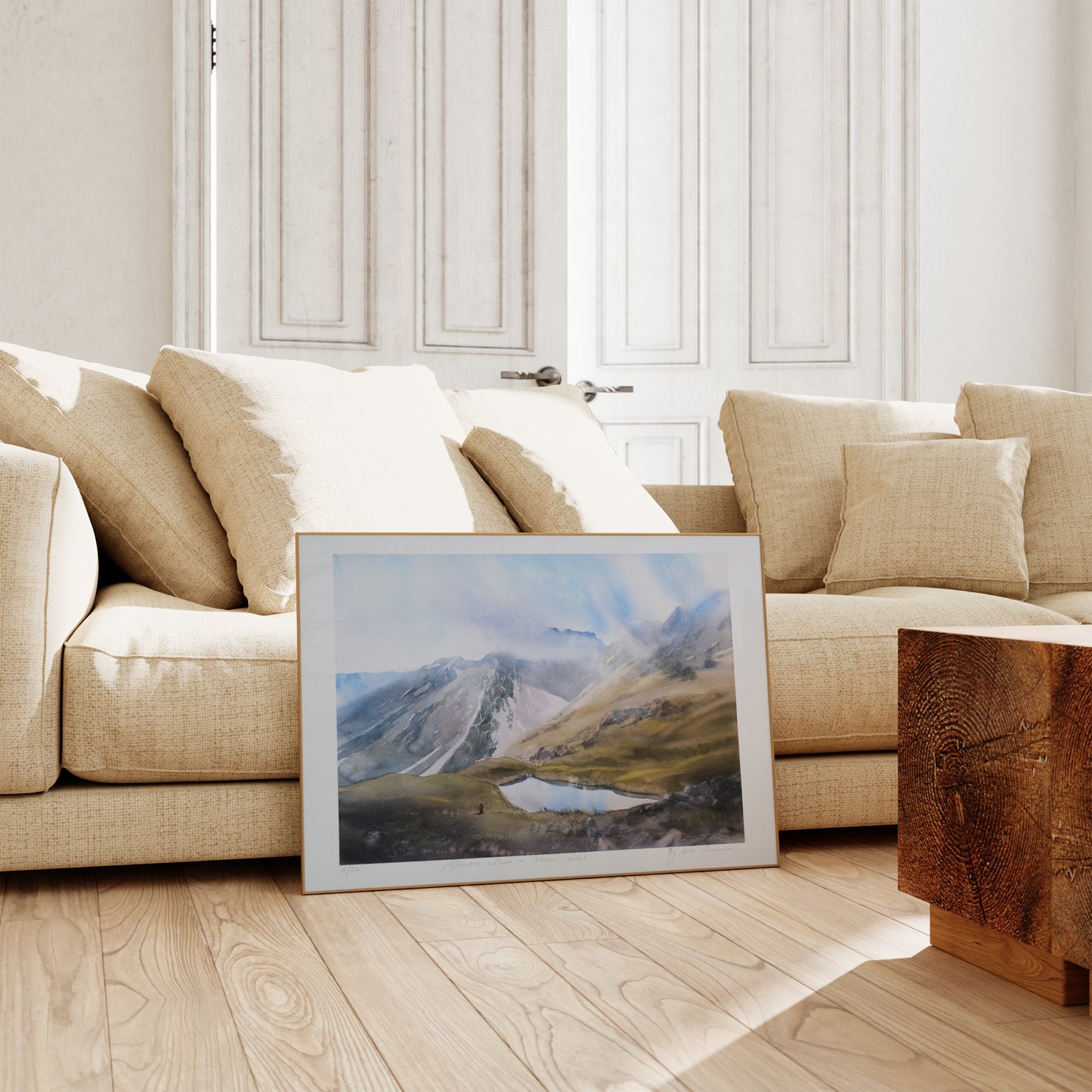 Afternoon Clouds in Nelson Lakes - Print