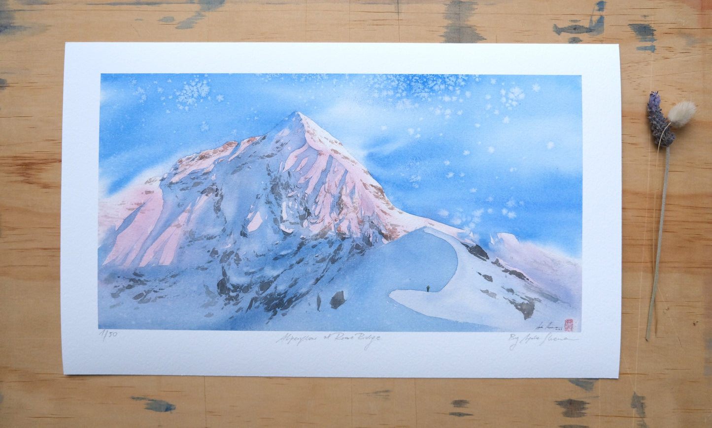 Alpenglow at Rome Ridge - Print