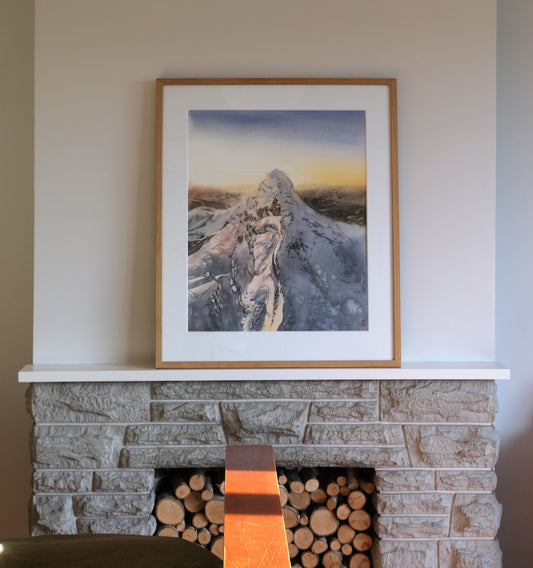 Twilight Over Tititea - Original (framed)