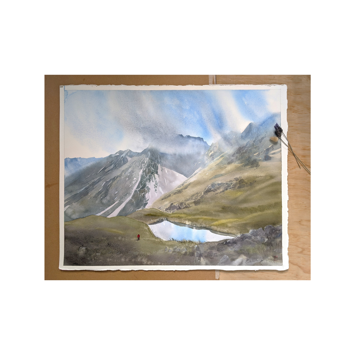 Afternoon Clouds in Nelson Lakes - Original