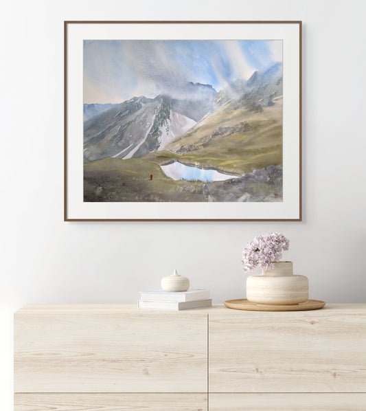 Afternoon Clouds in Nelson Lakes - Original