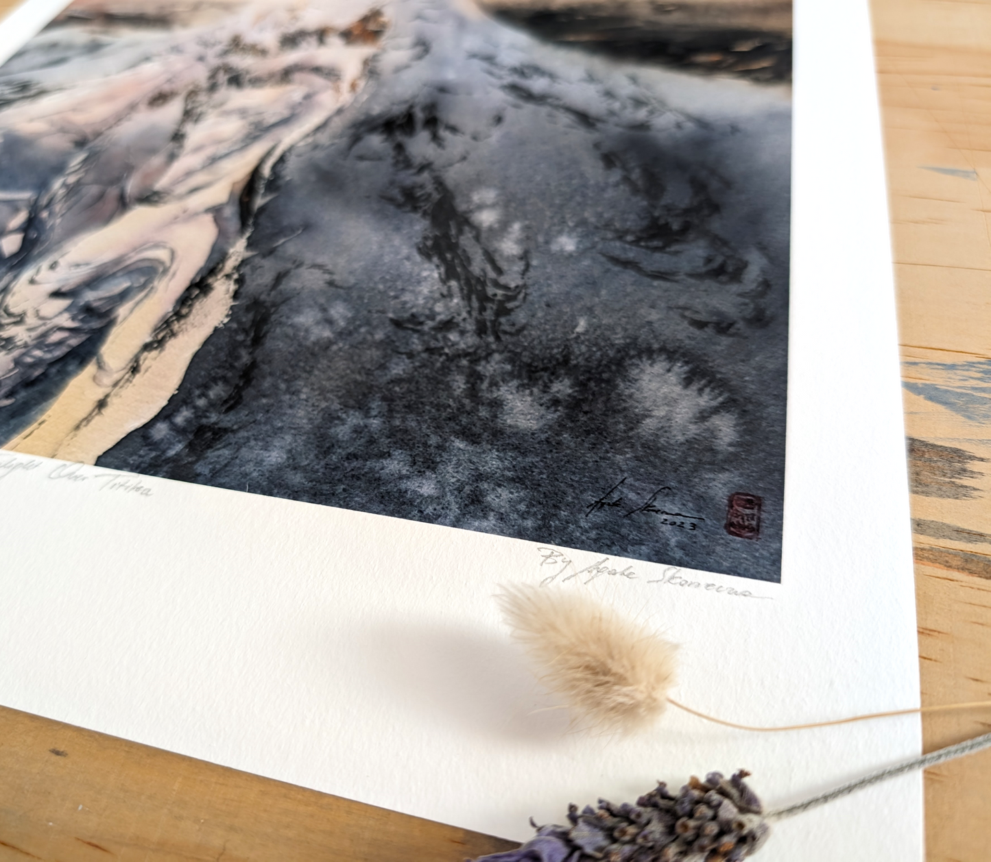 Twilight Over Tititea - Print