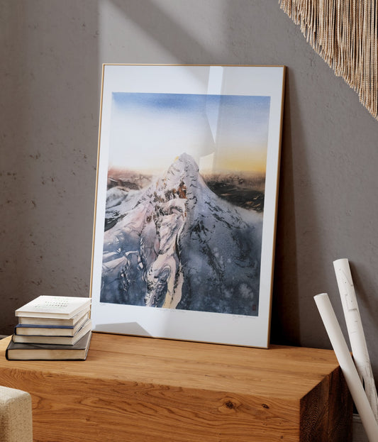 Twilight Over Tititea - Print
