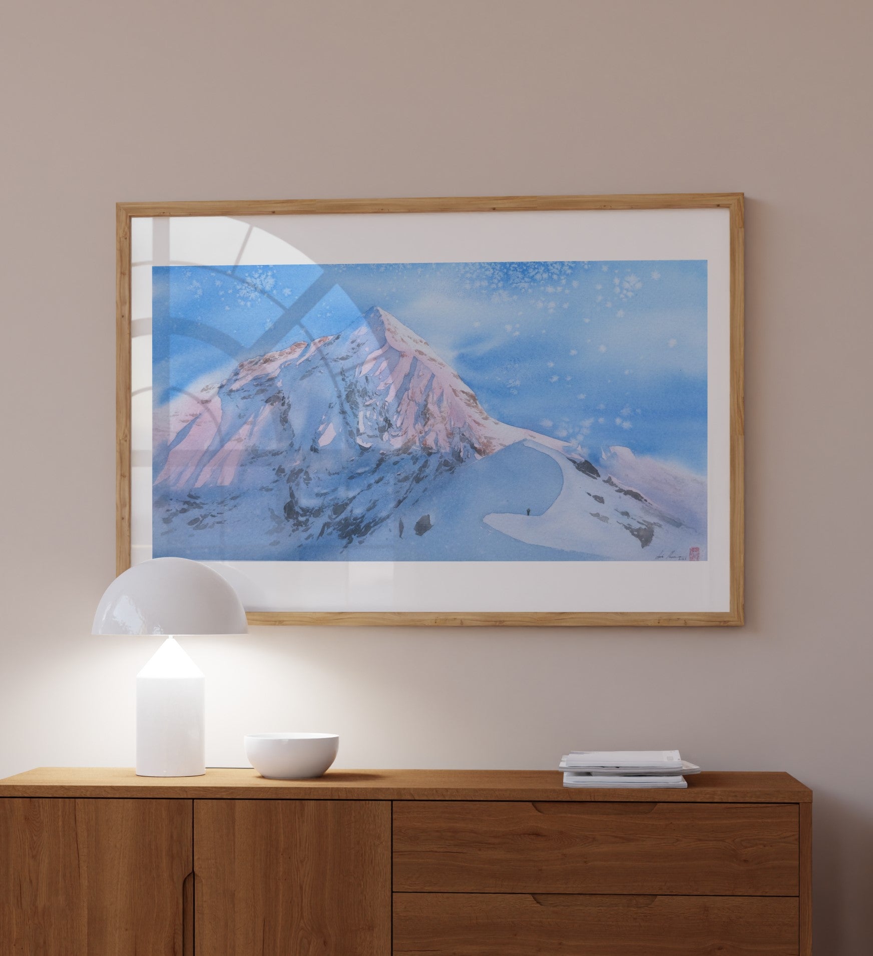 Alpenglow at Rome Ridge - Print - Agata Skoneczna Art