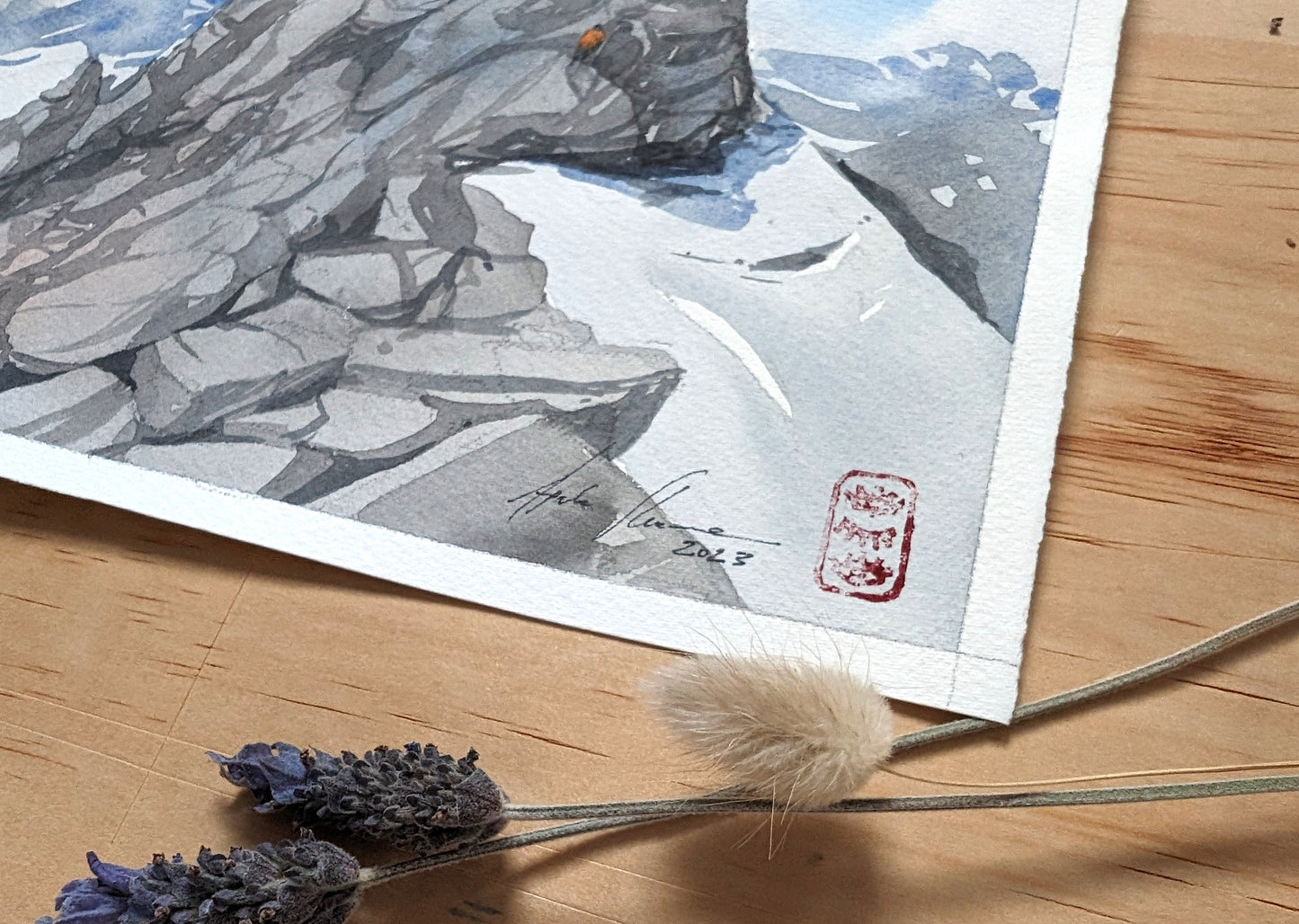 Bluebird at Mt Tyndall - Original